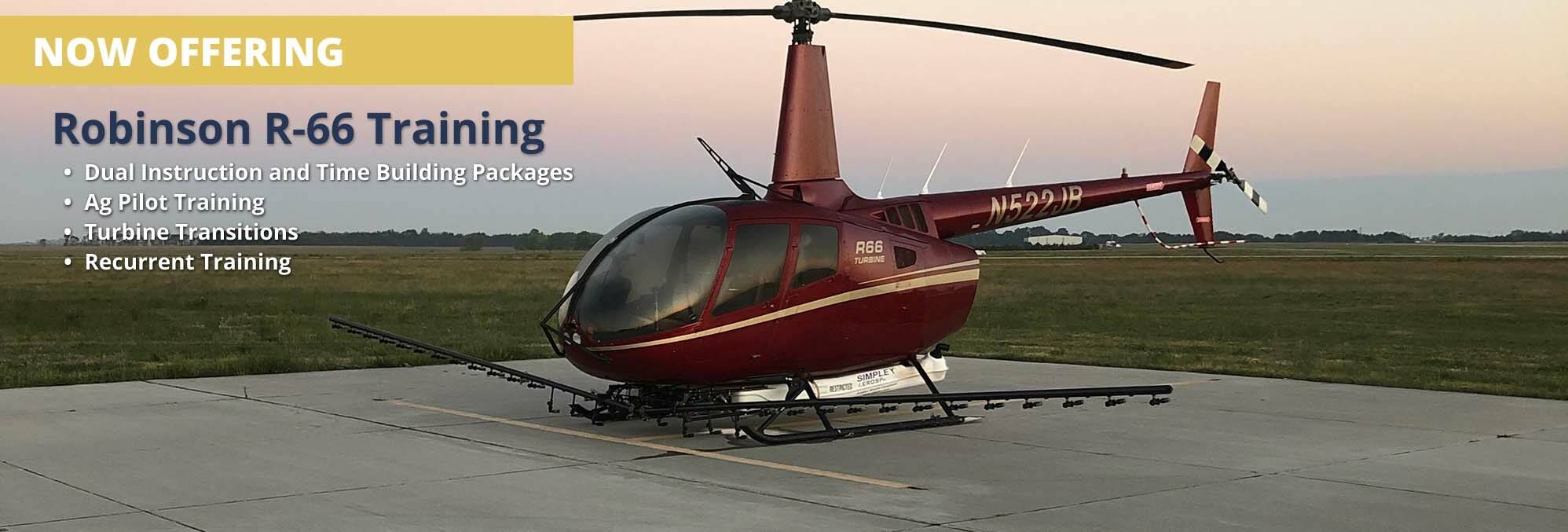 Robinson R-66 Training Now offering Robinson R-66 Training